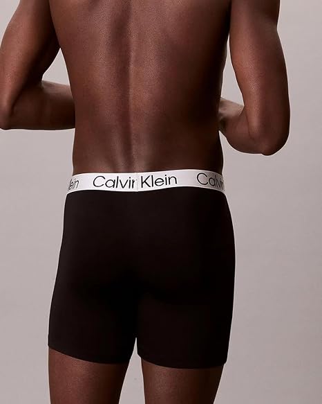 Calvin Klein Men's Chromatic 3-pack Boxer Brief - Black - Size Large