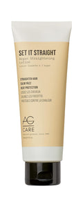 AG Care Set It Straight Argan Straightening Lotion, 5 Fluid Ounces