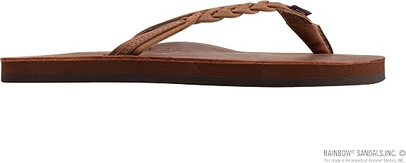 Rainbow Sandals Women’s Flirty Braidy Premier Leather w/Single Braided Strap Size XL (8.5-9.5)