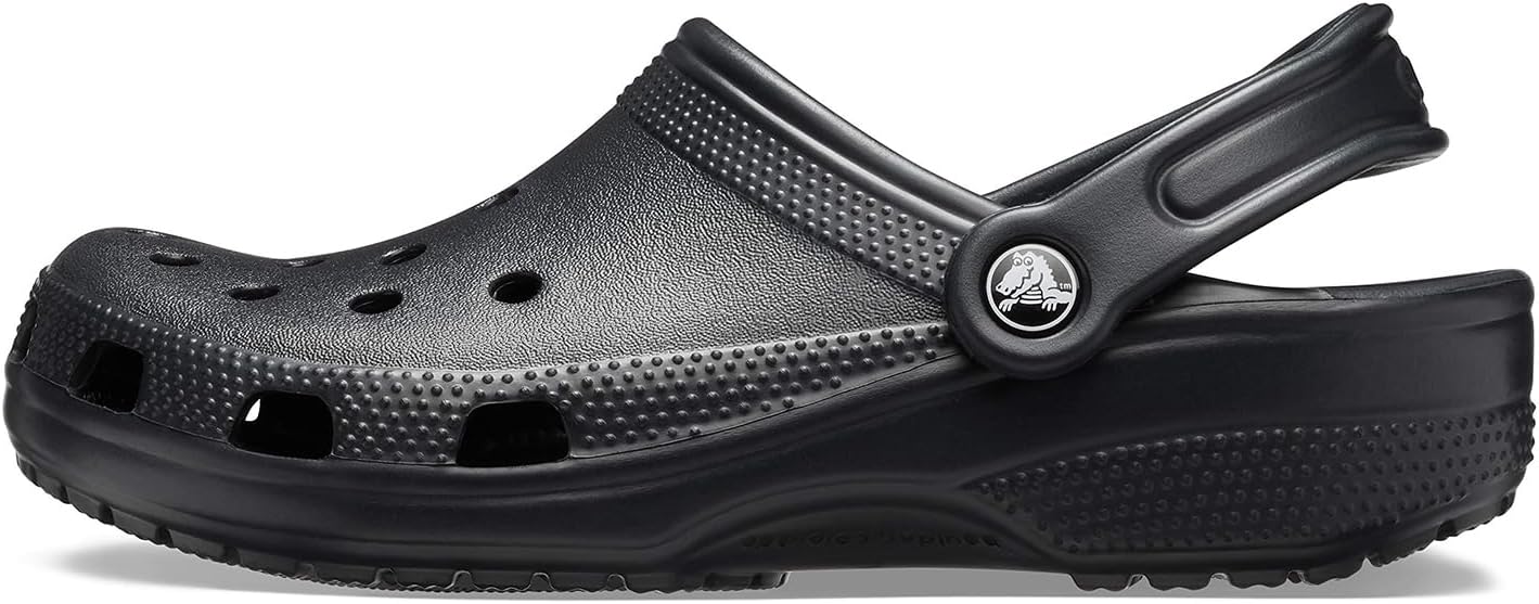 Crocs Unisex-Adult Classic Clog - Black - Size Men 10/Women 12
