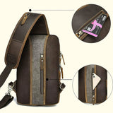 James Leather Tabasco Buffalo Leather Sling Bag