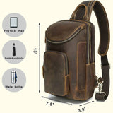 James Leather Tabasco Buffalo Leather Sling Bag