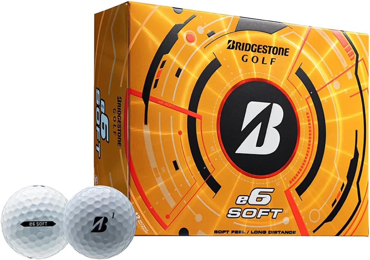 BRIDGESTONE GOLF e6 Soft Golf Balls - 12 Pack