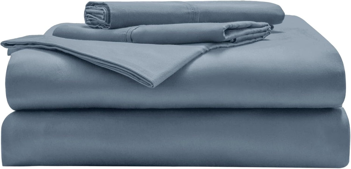 Miracle Made Temp-Regulating and Self-Cleaning Sheets - Slate Blue - Queen