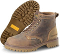 Carolina Marlboro Lo 6" Waterproof Steel Toe Boots for Men - Brown - Size 9.5 2E