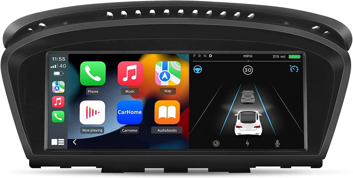 AWESAFE Android 12 Car Radio Stereo for BMW Serie 3/5 E60 E61 E63 E64 E90 E91 E92 CCC (2004-2008) with Built-in Wireless Apple CarPlay & Android Auto Model: E60CCC84    NEW