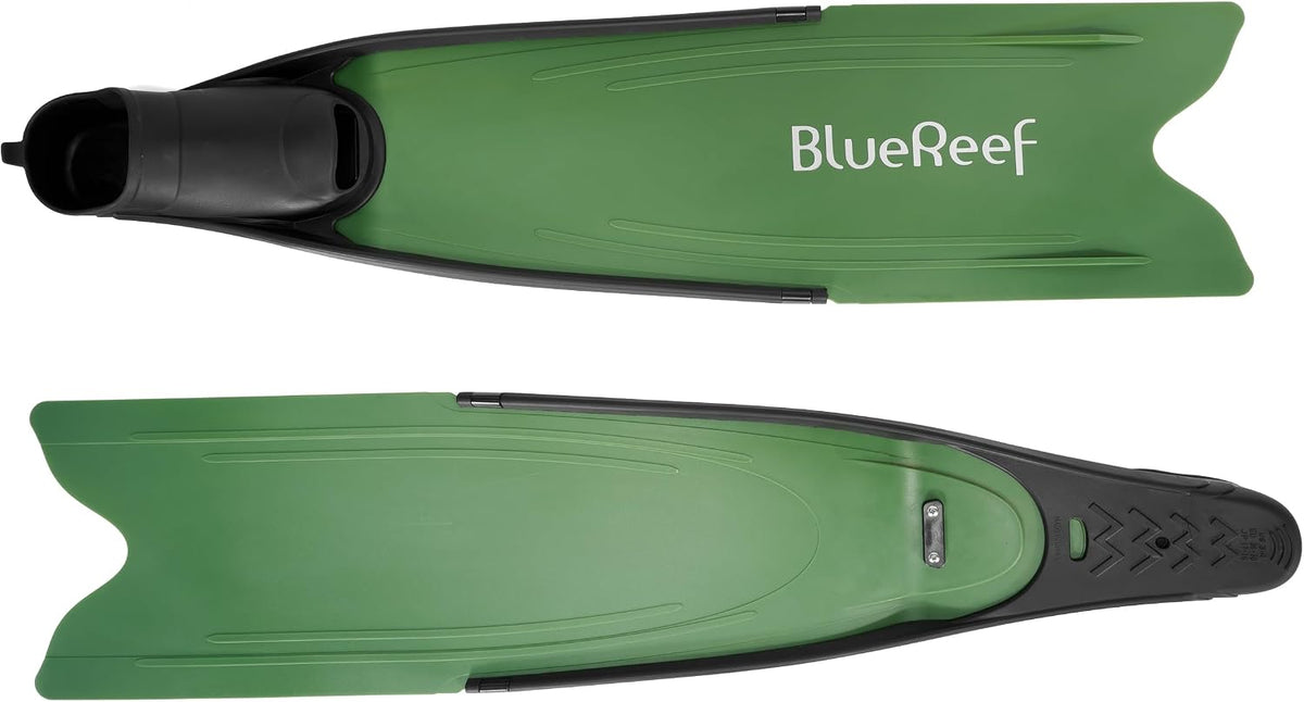Blue Reef Freediving Fins Army Green 36/38