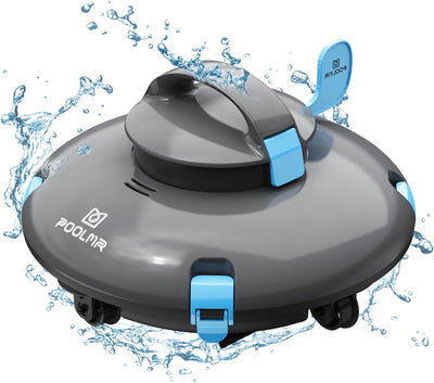PoolMr Cordless Robotic Pool Cleaner - Above Ground Pool Vacuum