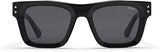 MVMT (Hollywood Aviator Sunglasses in Black Frame + Grey Lens) 28100302