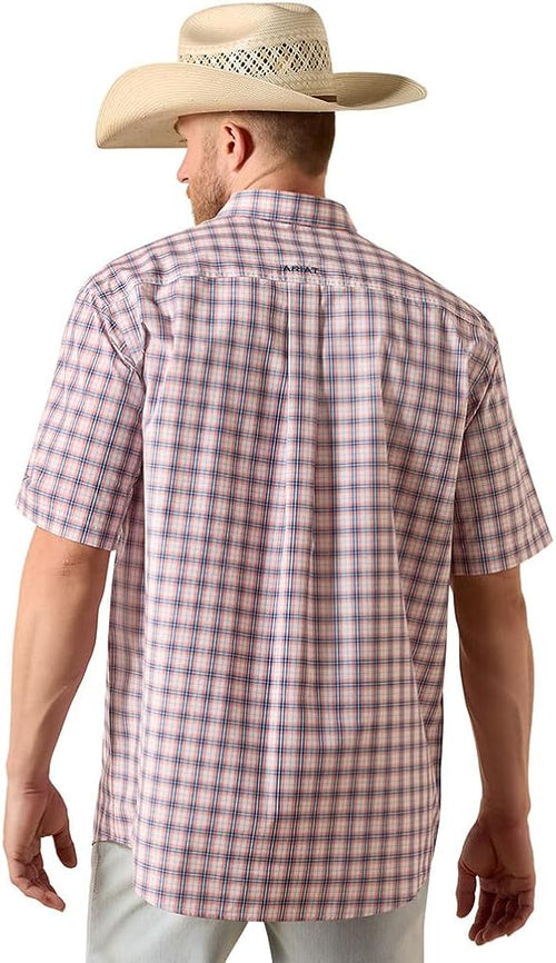 ARIAT Men's Pro Series Nathan SS Shirt in Key Largo Multi Plaid - 2XL