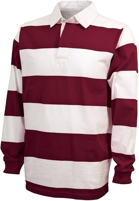 Charles River Apparel Men's Classic Rugby Shirt SIZE XX SMALL