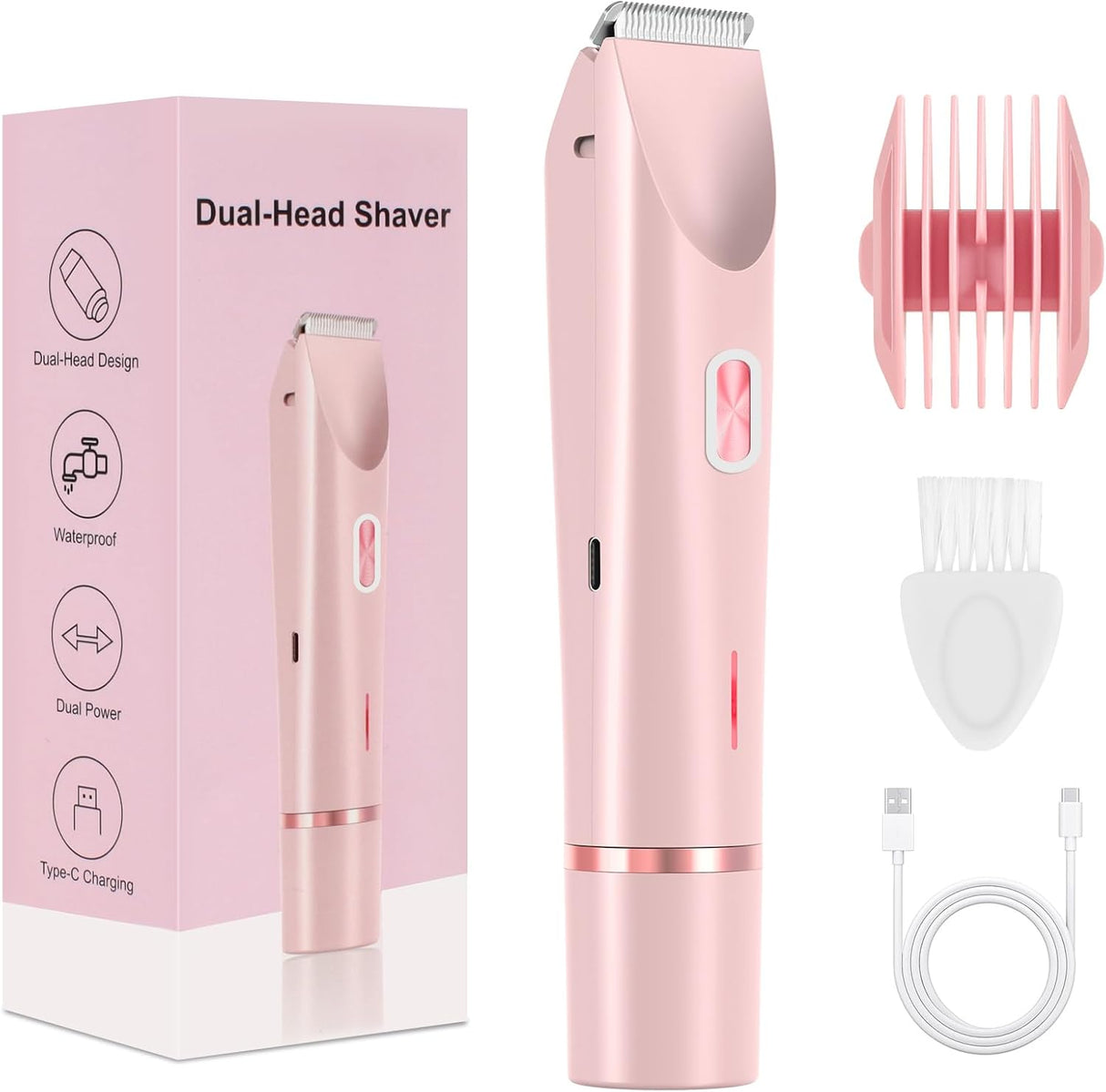 2025 New Bikini Trimmer for Women,Dermave Bikini Shaver,2-in-1 Electric Razors for