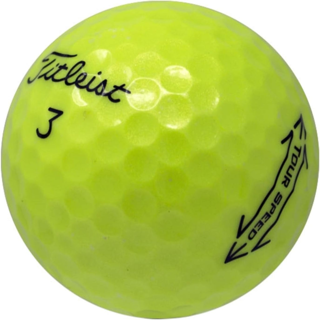 Lost Golf Balls - Recycled Golf Balls - Yellow - 12-Pack