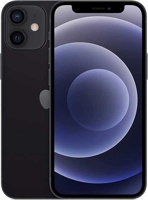 Apple iPhone 12 Mini, 128GB, Black - Unlocked (Renewed Premium)