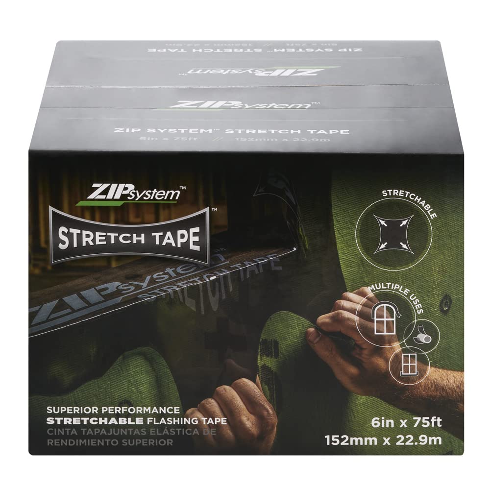 ZIP System Flexible Stretch Tape for Curves & Corners, 6" x 75' Roll