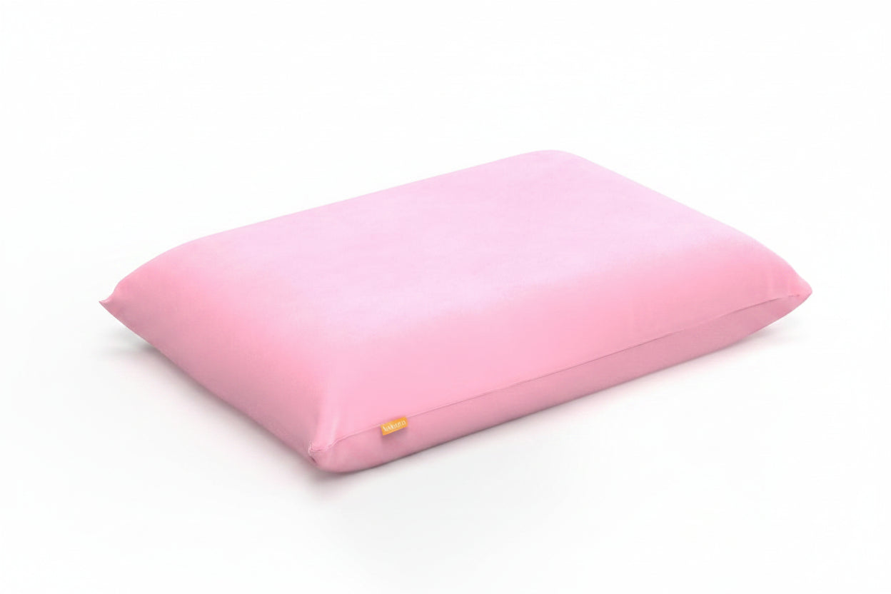VaVerto Camping Pillow, Medium Firm Memory Foam Travel Pillow, Compressible & Portable, Breathable Washable Cover, Backpacking, Airplane & Car - Rose Pink