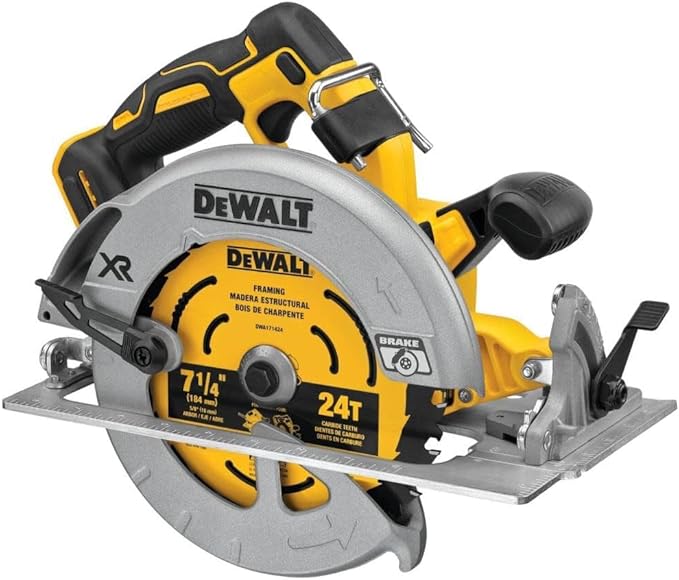 DEWALT 20V MAX* XR® BRUSHLESS 7-1/4" CIRCULAR SAW WITH POWER DETECT™ (Tool Only)