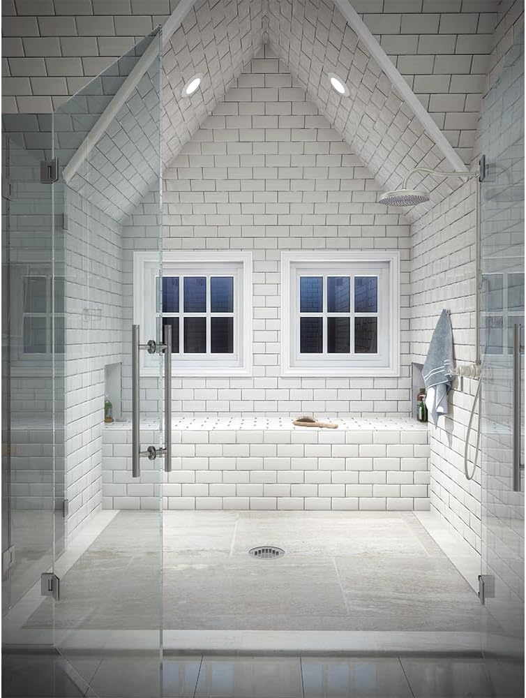 HALO 70PS Recessed Light Trim with Frosted Albalite Lens, White, 6 in. (6 Pack)