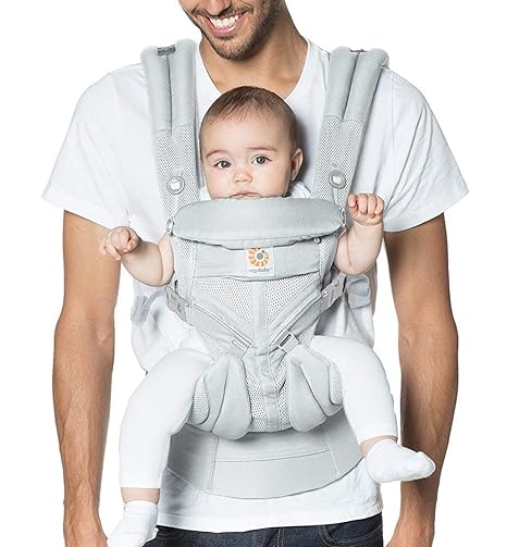 Ergobaby Omni Breeze Baby Carrier - Pearl Grey-NEW