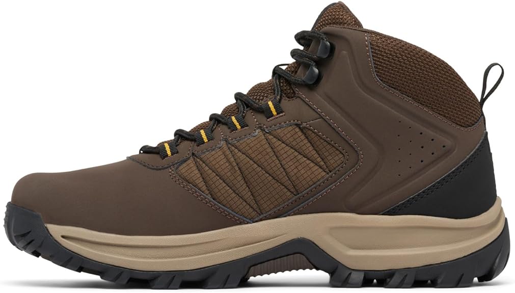 Columbia Men's Transverse Hike Waterproof - Cordovan/Golden Yellow - Size: 13