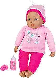 Lissi 16" Interactive Baby Doll with Accessories, 16 inches , Pink(New Open Box)