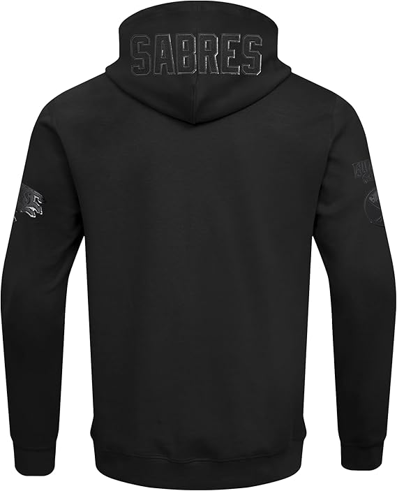 PRO STANDARD - 2XL Men's NHL Buffalo Sabres - Classic Full Zip Hoodie - 3Black