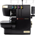 SINGER® HD0500S Heavy Duty Serger Overlock Sewing Machine, Classic Black | 2/3/4 Thread, 6 Stitch Types, 1300 Stitches/Min, LED Light, Free Arm, Differential Feed, Metal Frame