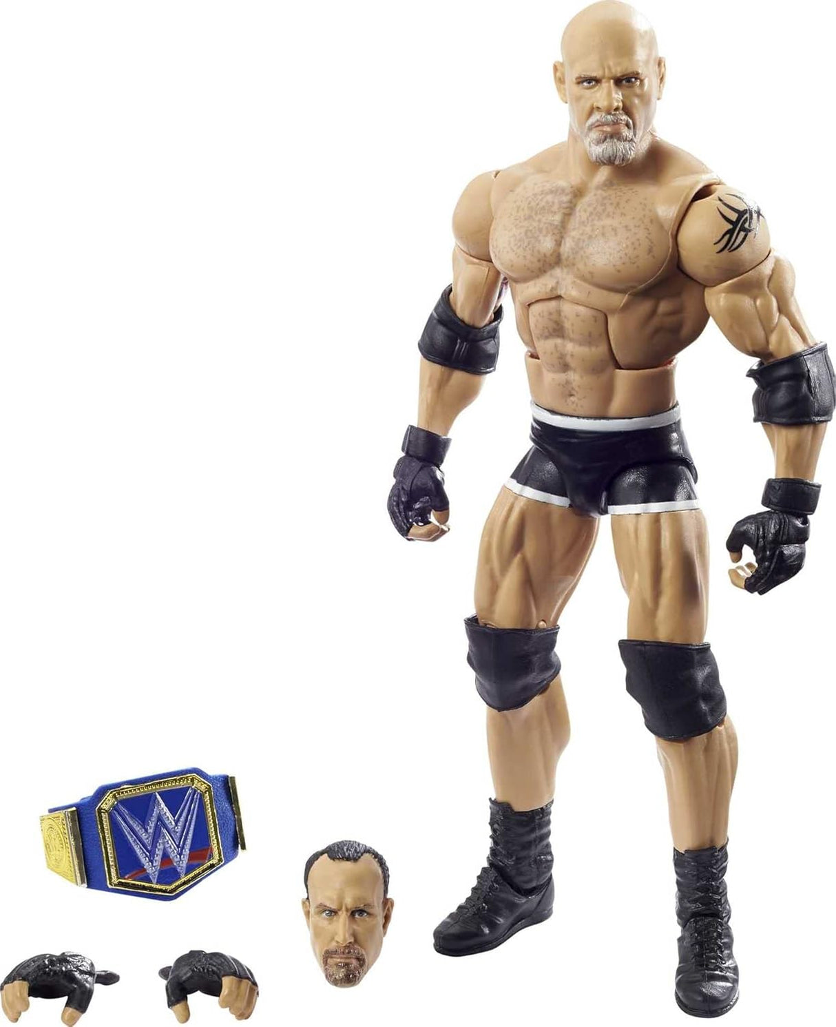 WWE Action Figures, WWE Goldberg Ultimate Edition Fan TakeOver Collectible Figure with Accessories, Gifts for Kids and Collectors