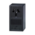 Leviton 50 Amp Thermoplastic Power Single Outlet/Receptacle - Black (5050)