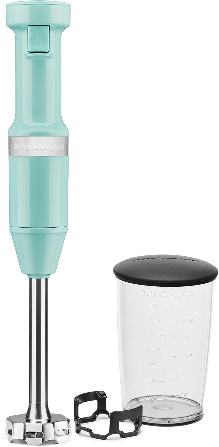 KitchenAid Variable Speed Corded Hand Blender, KHBV53, Ice Blue