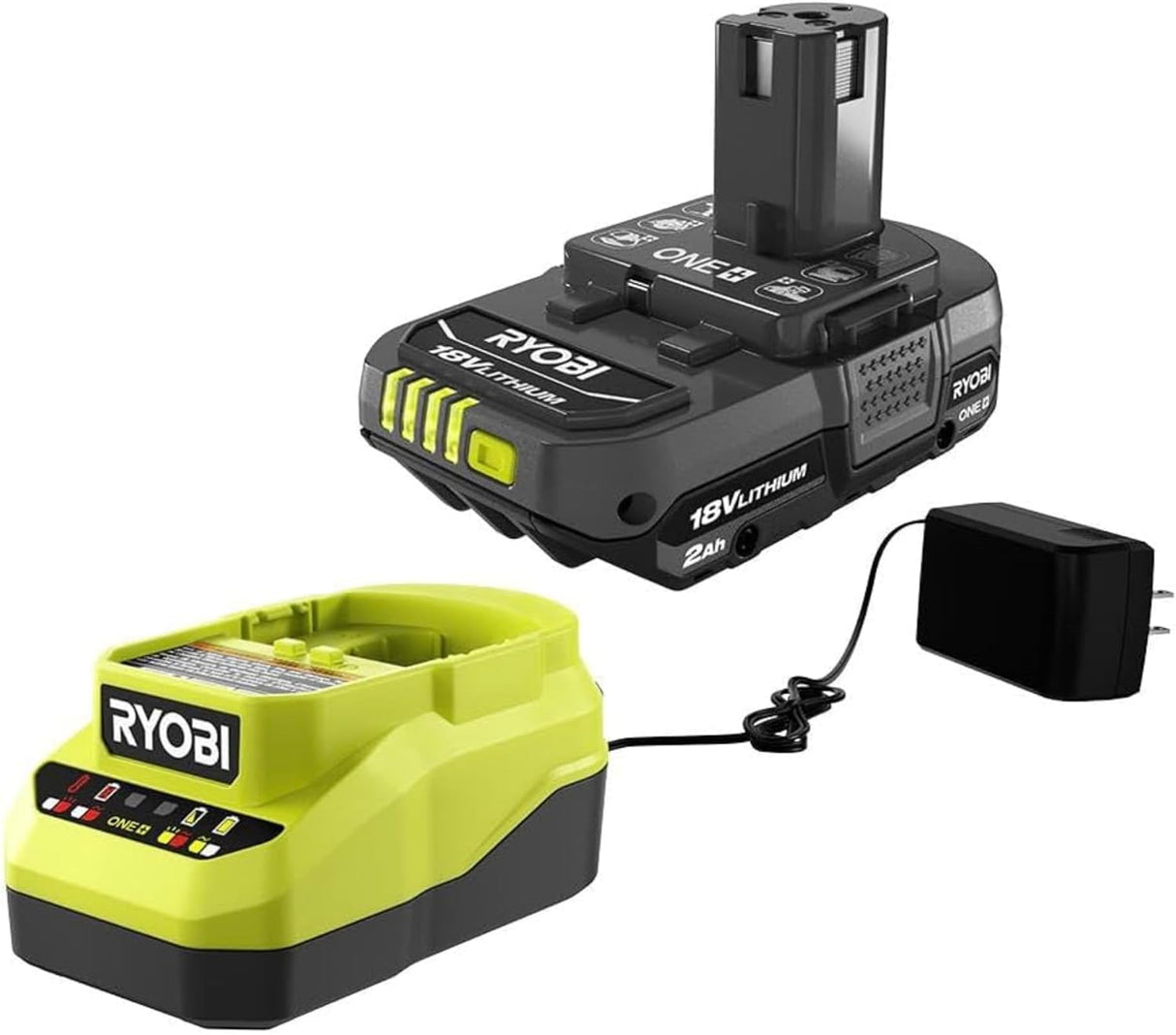 Ryobi One+ 18v Lithium Ion 2.0ah Battery and Charger
