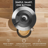 Nespresso Vertuo Next Deluxe Coffee and Espresso Machine by De'Longhi, Chrome