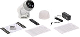 EMERSON EVP-3003 150” Home Theater LCD Projector with Native 1080p HD, Wi-Fi & Bluetooth, HDMI/USB/AV Inputs, Built-In Stereo Speakers, Remote Control