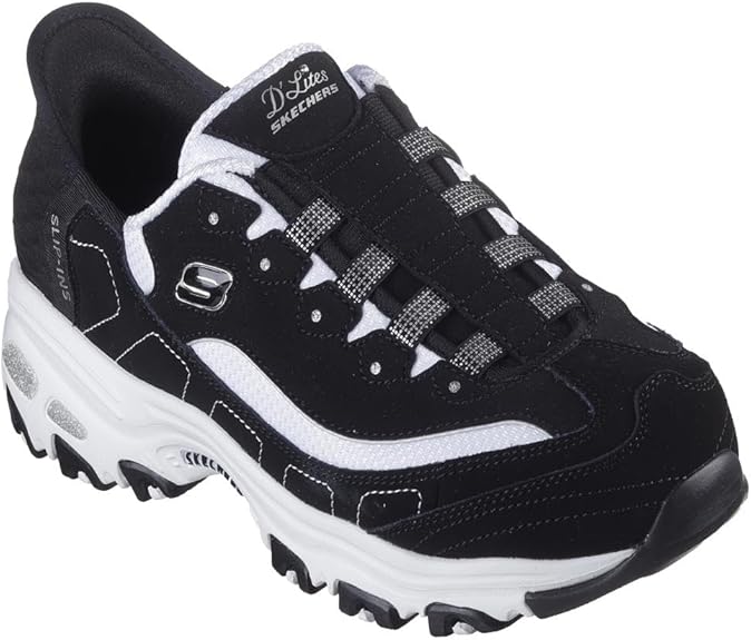 Skechers Women's Hands-Free Slip-ins D'Lites Sneaker-8.5