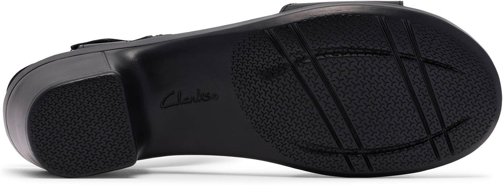 CLARKS Women's Emily2 Amanda in Black Leather - 8M