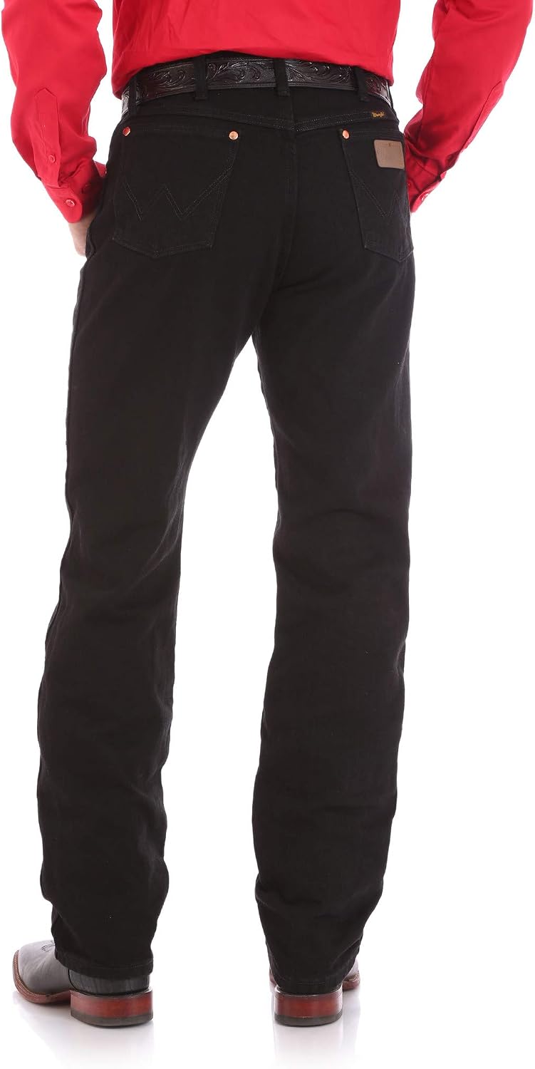 Wrangler Mens Cowboy Cut Original Fit Jean - Shadow Black  36W x 32L