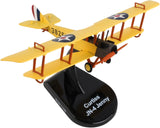 Daron Series Collectible JN-4 Jenny U.S. Air Mail Service 1/100 Die-Cast Biplane Model with Display Stand for Ages 14+