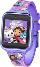 Accutime Kids Gabby's Doll House Purple Educational Touchscreen Smart Watch Toy for Girls, Boys, Toddlers (NEW, OPEN BOX)