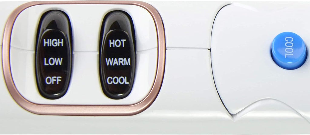Conair Travel Hair Dryer, Double-Ceramic Design, Foldable Handle - White