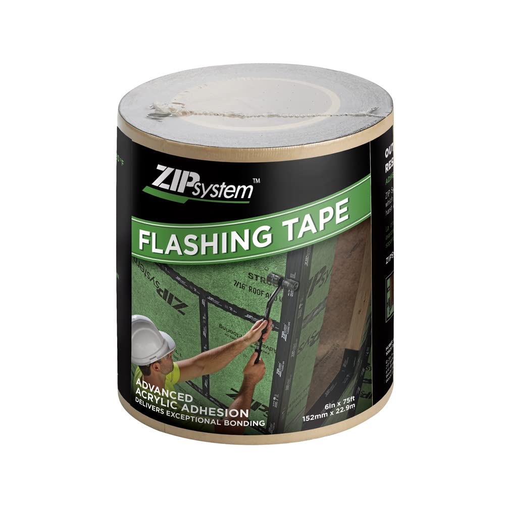 ZIP System Adhesive Flashing Tape for Windows & Doors, 6" x 75' Roll