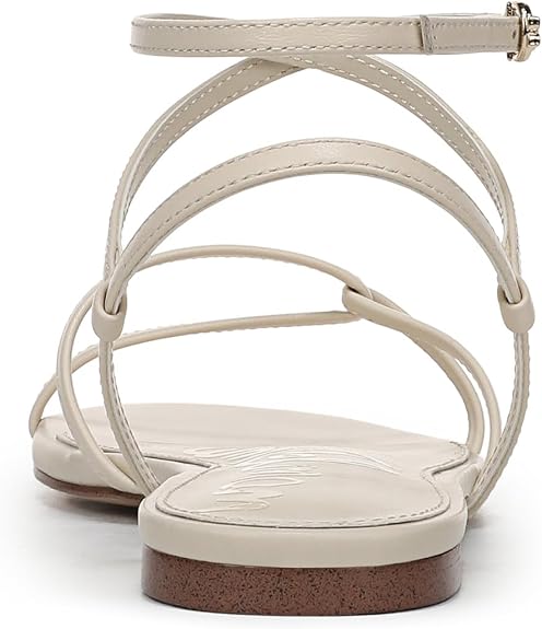 Sam Edelman Women's Ellina Flat Sandal, Modern Ivory, (Size: 7M)