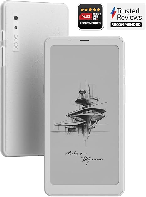 BOOX Palma Mobile ePaper 6G 128G G-Sensor Front Light 16MP Rear Camera (White)