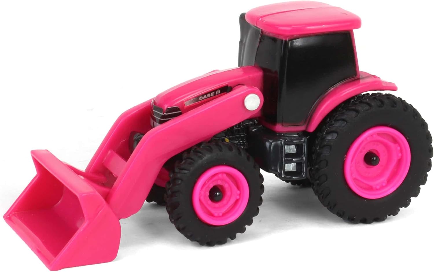 ERTL 1/64 Collect N Play Case IH Pink Tractor with Loader