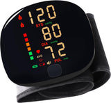 Rechargeable Wrist Blood Pressure Monitor with Voice Broadcast, (OPEN BOX)