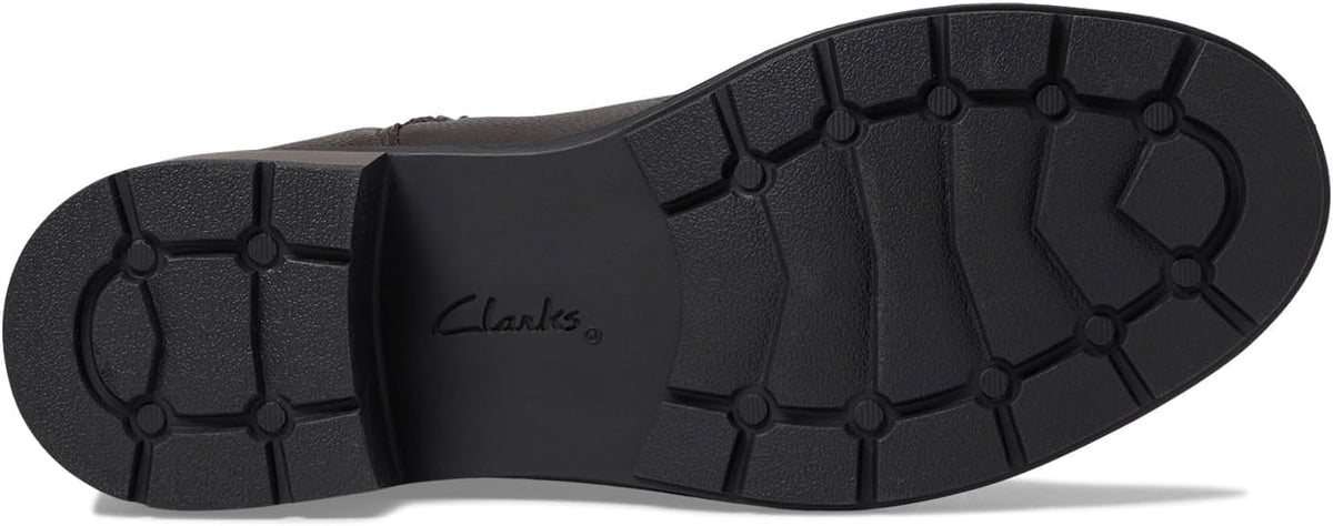 Clarks Hearth Rae Boots for Women - Dark Brown Leather - Size 6.5 M