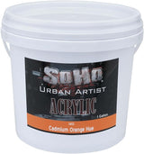 Soho Urban Artist Heavy Body Acrylic Paint - 1 Gallon, Acrylic Paint Set for Artists, Thick & Creamy, Excellent Coverage, Permanent Water-Resistant Film