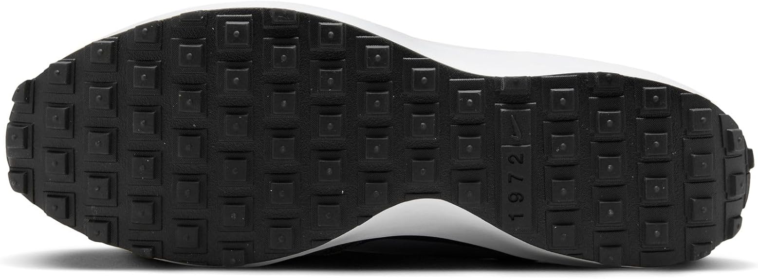 NIKE Men's Waffle Nav - Black/Off Noir/White - 9