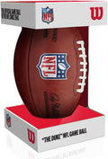 Wilson “The Duke” NFL Official Authentic Leather Game Ball Football