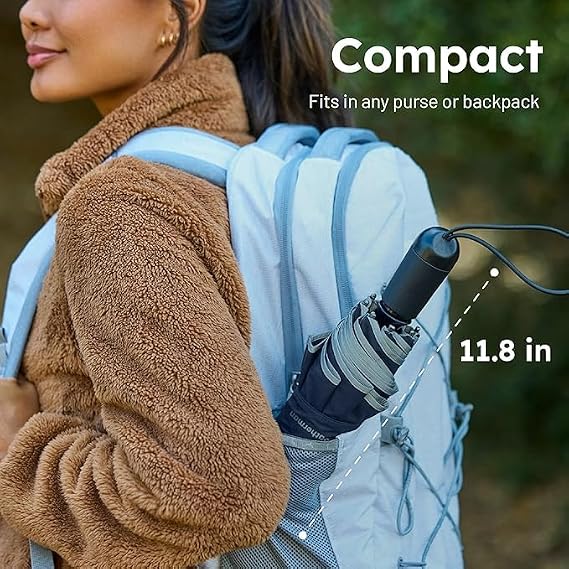 Weatherman Umbrella - Premium Small Compact Mini Umbrella, SAGE