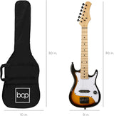 Best Choice Products - Kids Electric Guitar Beginner Starter Kit w/ 5W Amplifier - 30" Length - Sunburst